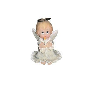 MoreHead Angel with Candle Figurine